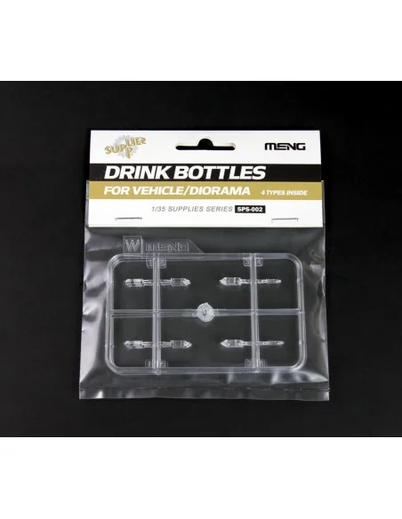 [NO_DESC] Drink Bottles for Vehicle/Diorama, 1/35 - MENG-Model SPS-002