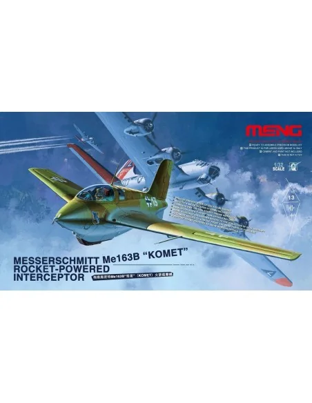 Messerschmitt Me163B Komet Roket, 1/32 - MENG-Model QS-001