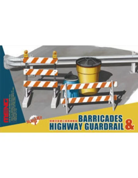 Barricades & Highway Guardrail, 1/35 - MENG-Model SPS-013