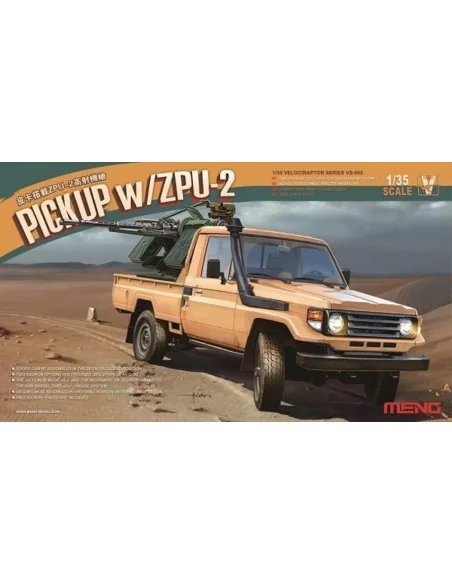 Pickup w/ZPU-2, 1/35 - MENG-Model VS-005