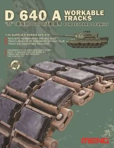 D 640 A Workable Tracks for Leopard 1 Fa, 1/35 - MENG-Model SPS-016