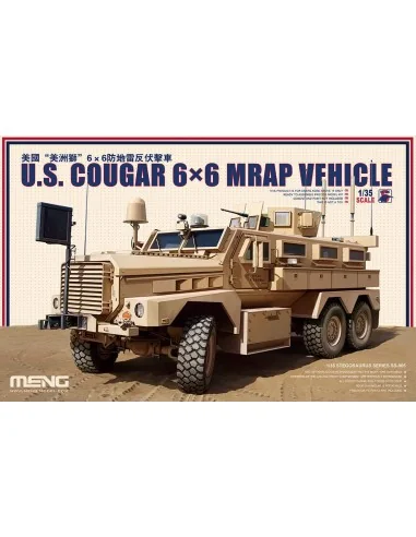 [NO_DESC] U.S. Cougar 6x6 MRAP Vehicle, 1/35 - MENG-Model SS-005