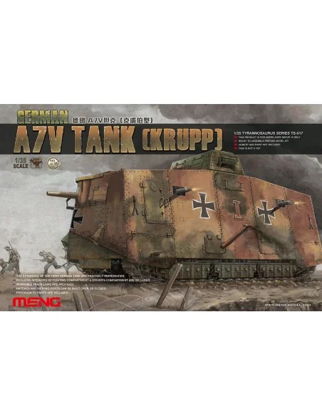 German A7V Tank (Krupp), 1/35 - MENG-Model TS-017