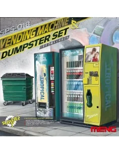 Vending Machine & Dumster Set, 1/35 - MENG-Model SPS-018