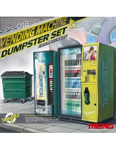 Vending Machine & Dumster Set, 1/35 - MENG-Model SPS-018