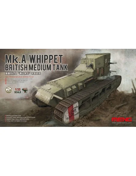 [NO_DESC] British Medium Tank Mk.A Whippet, 1/35 - MENG-Model TS-021