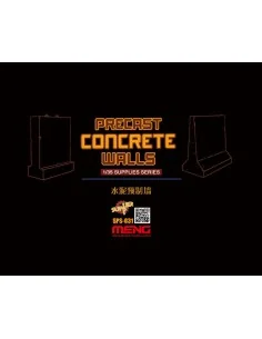 Precast Concrete Walls (resin), 1/35 - MENG-Model SPS-031