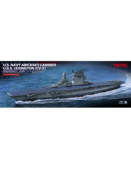 U.S.Navy Aircraft CarrierU.S.S.Lexington (CV-2), 1/700 - MENG-Model...