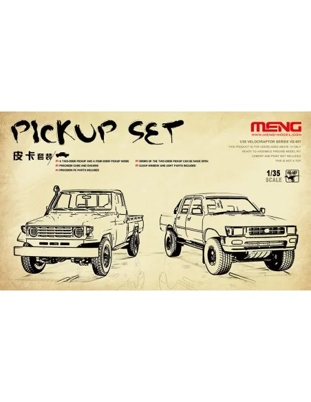 Pickup Set, 1/35 - MENG-Model VS-007