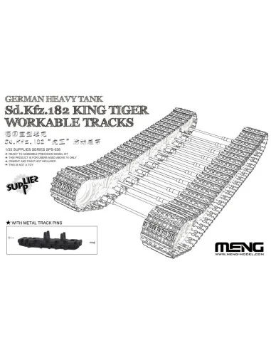 German Heavy Tank Sd.Kfz.182 King Tiger Workable Tracks, 1/35 - MEN...