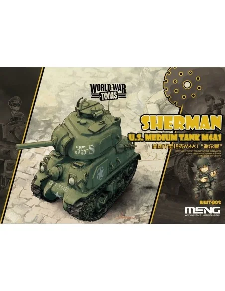 U.S.Medium Tank M4A1 Sherman - MENG-Model WWT-002