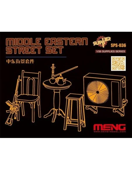 Middle Eastern Street Set (Resin), 1/35 - MENG-Model SPS-036