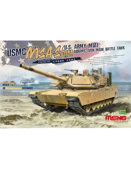 USMC M1A1 AIM/U.S.Army M1A1 Abrams TUSK Main Battle Tank, 1/35 - ME...