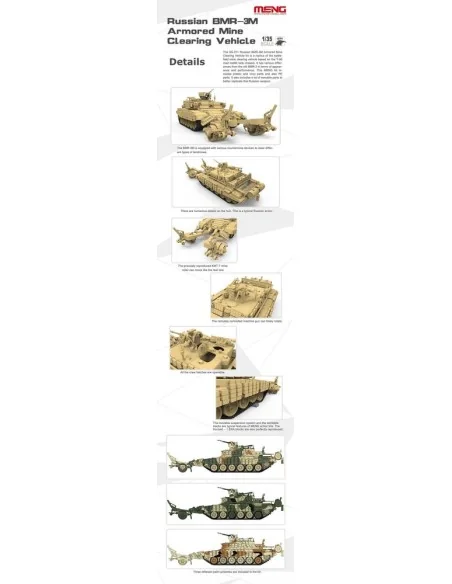 Russian BMR-3M Armored Mine Clearing Veh, 1/35 - MENG-Model SS-011