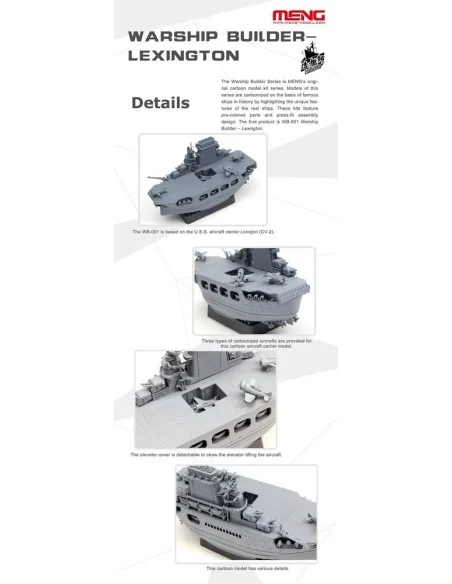 Warship Builder- Lexington - MENG-Model WB-001