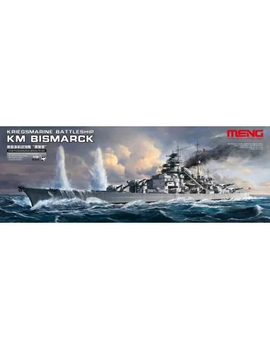 [NO_DESC] Kriegsmarine Battleship KM Bismarck, 1/700 - MENG-Model P...