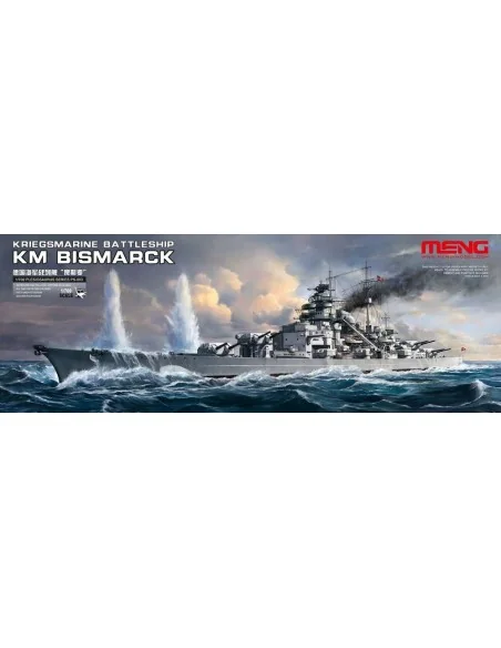 Kriegsmarine Battleship KM Bismarck, 1/700 - MENG-Model PS-003