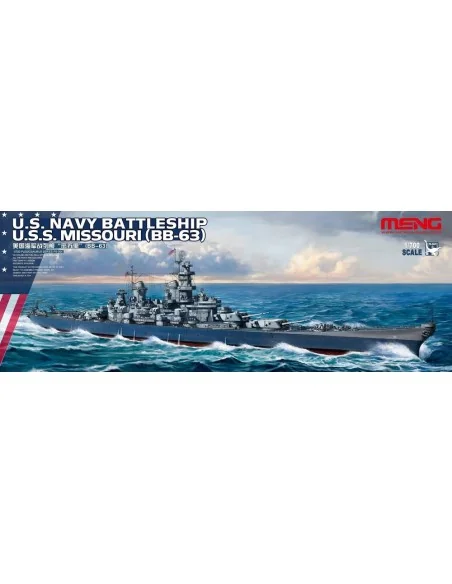 U.S. Navy Battleship U.S.S. Missouri (BB-63), 1/700 - MENG-Model PS...