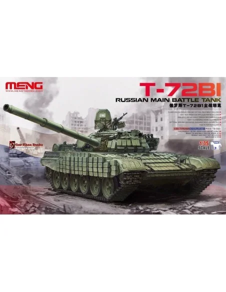 Russian Main Battle Tank T-72B1, 1/35 - MENG-Model TS-033