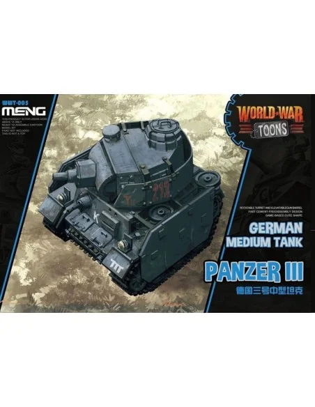 [NO_DESC] German Medium Tank Panzer III(Cartoon - MENG-Model WWT-005