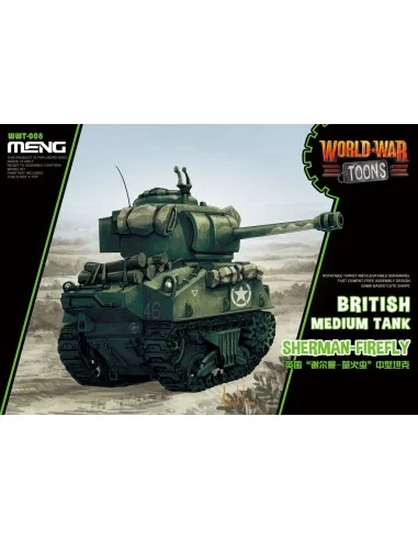 British Medium Tank Sherman-Firefly (CARTOON MODEL) - MENG-Model WW...