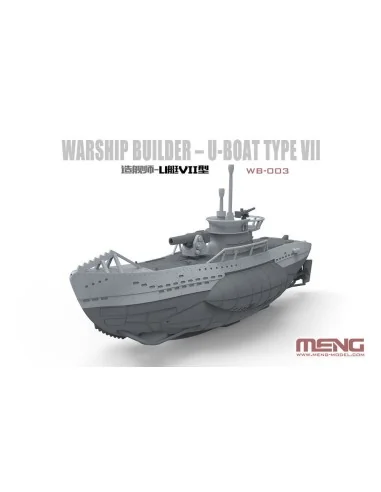 Warship Builder- U-Boat Type VII (Cartoon Model) - MENG-Model WB-003