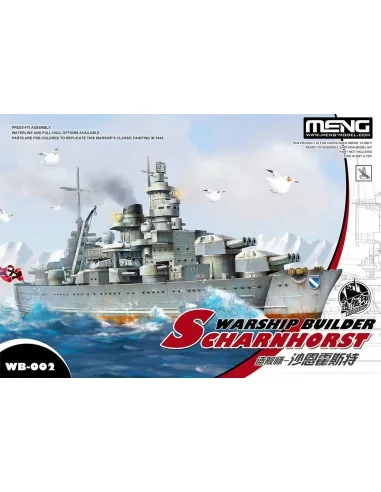 Warship Builder-Scharnhorst(cartoonized model kit) - MENG-Model WB-002