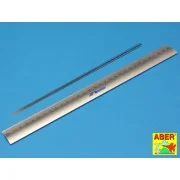 Steel round 0,3mm length 250mmx12pcs - Aber Models SR 03