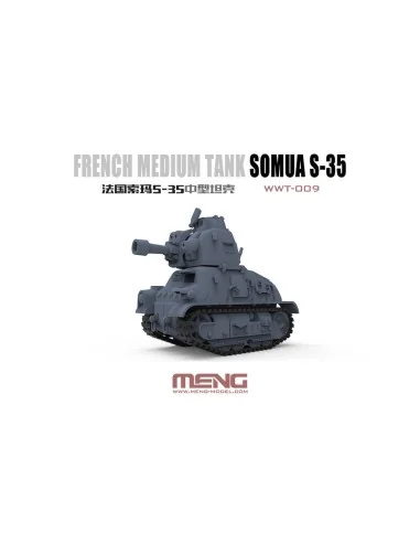 French Medium Tank Somua S-35 (Cartoon Model) - MENG-Model WWT-009