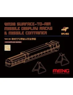 9M38 Surface-to-air Missile DisplayRacks & Missile Container (Resin...