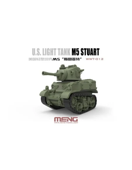 [NO_DESC] U.S. Light Tank M5 Stuart (Cartoon Model - MENG-Model WWT...