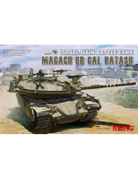 Israel Main Battle Tank Magach 6B GAL BATASH, 1/35 - MENG-Model TS-040