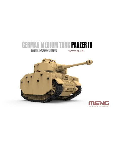 German Medium Tank Panzer IV (CartoonMod - MENG-Model WWT-013