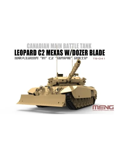 Canadian Main Battle Tank Leopard C2 MEXAS w/Dozer Blade, 1/35 - ME...