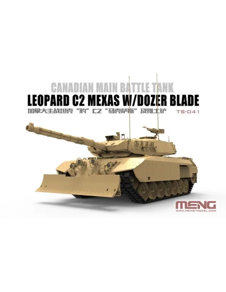 Canadian Main Battle Tank Leopard C2 MEXAS w/Dozer Blade, 1/35 - ME...