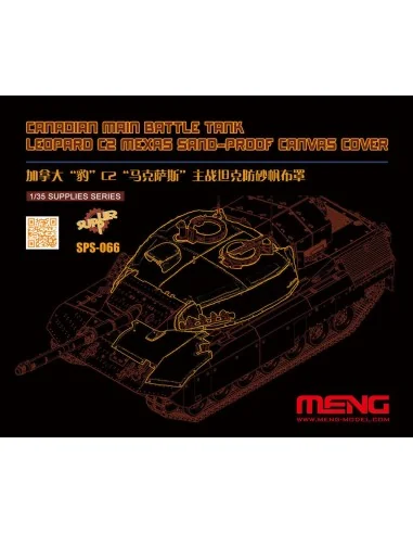Canadian Main Battle Tank Leopard C2 MEXAS Sand-Proof Canvas Cover(...