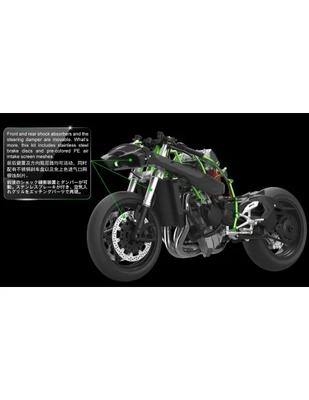 [NO_DESC] Kawasaki Ninja H2R (Pre-colored Edition), 1/9 - MENG-Mode...