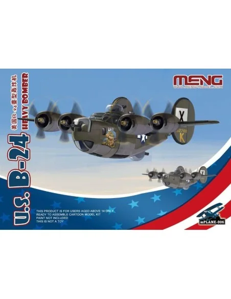 U.S. B-24 Heavy Bomber (Cartoon Model) - MENG-Model mPLANE-006