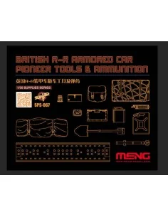 British R-R Armored Car Pioneer Tools & Ammunition (RESIN), 1/35 - ...