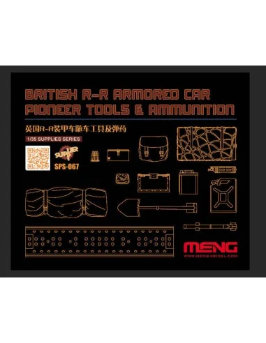 British R-R Armored Car Pioneer Tools & Ammunition (RESIN), 1/35 - ...