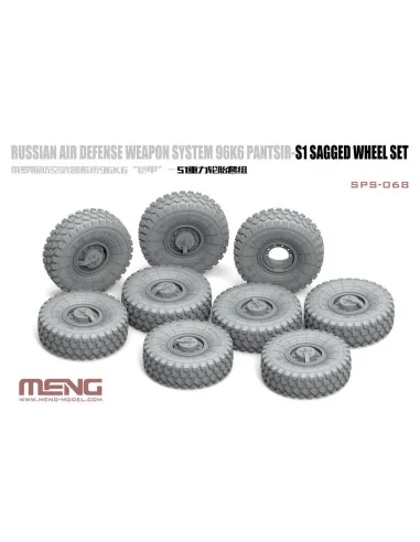 Russian Air Defense Weapon System 96K6 Pantsir-S1 Sagged Wheel Set,...