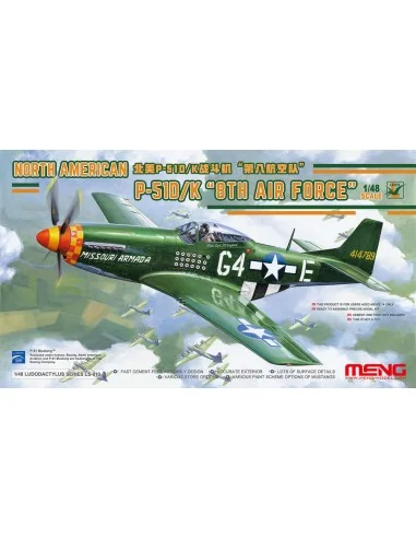 North American P-51D/K "8th Air Force, 1/48 - MENG-Model LS-010