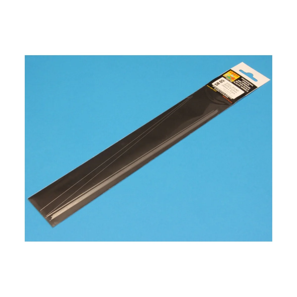 Steel round rods O 0,5mm length 250mm x12 pcs. - Aber Models SR 05