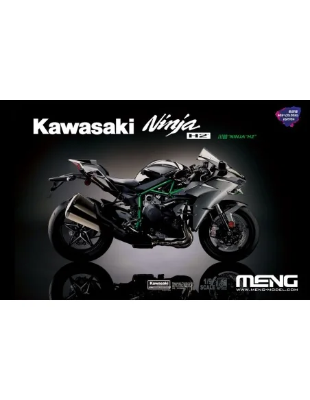 Kawasaki Ninja H2 (Pre-colored Edition), 1/9 - MENG-Model MT-002s