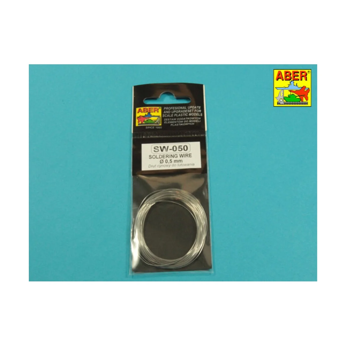 Soldering wire diameter 0, 50mm length 5m - Aber Models SW-050