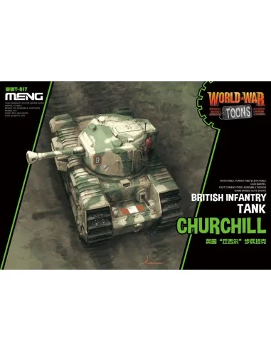 British Infantry Tank Churchill (CARTOON MODEL) - MENG-Model WWT-017