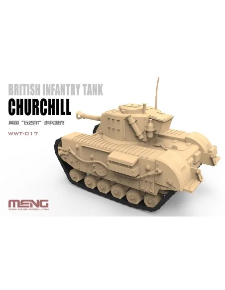 British Infantry Tank Churchill (CARTOON MODEL) - MENG-Model WWT-017
