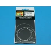 Stainless Steel Towing Cables O 0,6mm, 1 m long - Aber Models TCS 06
