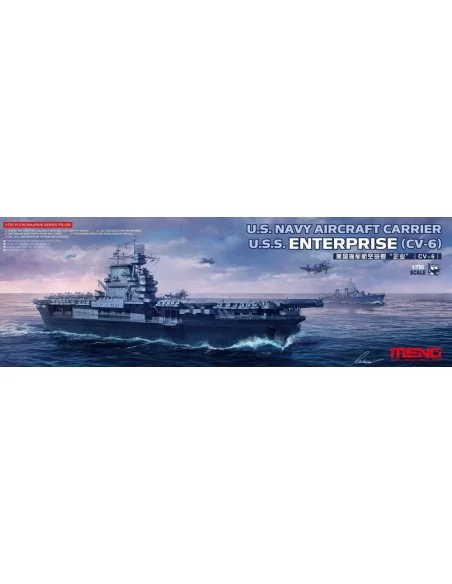 U.S. Navy Aircraft Carrier U.S.S. Enterprise (CV-6), 1/700 - MENG-M...