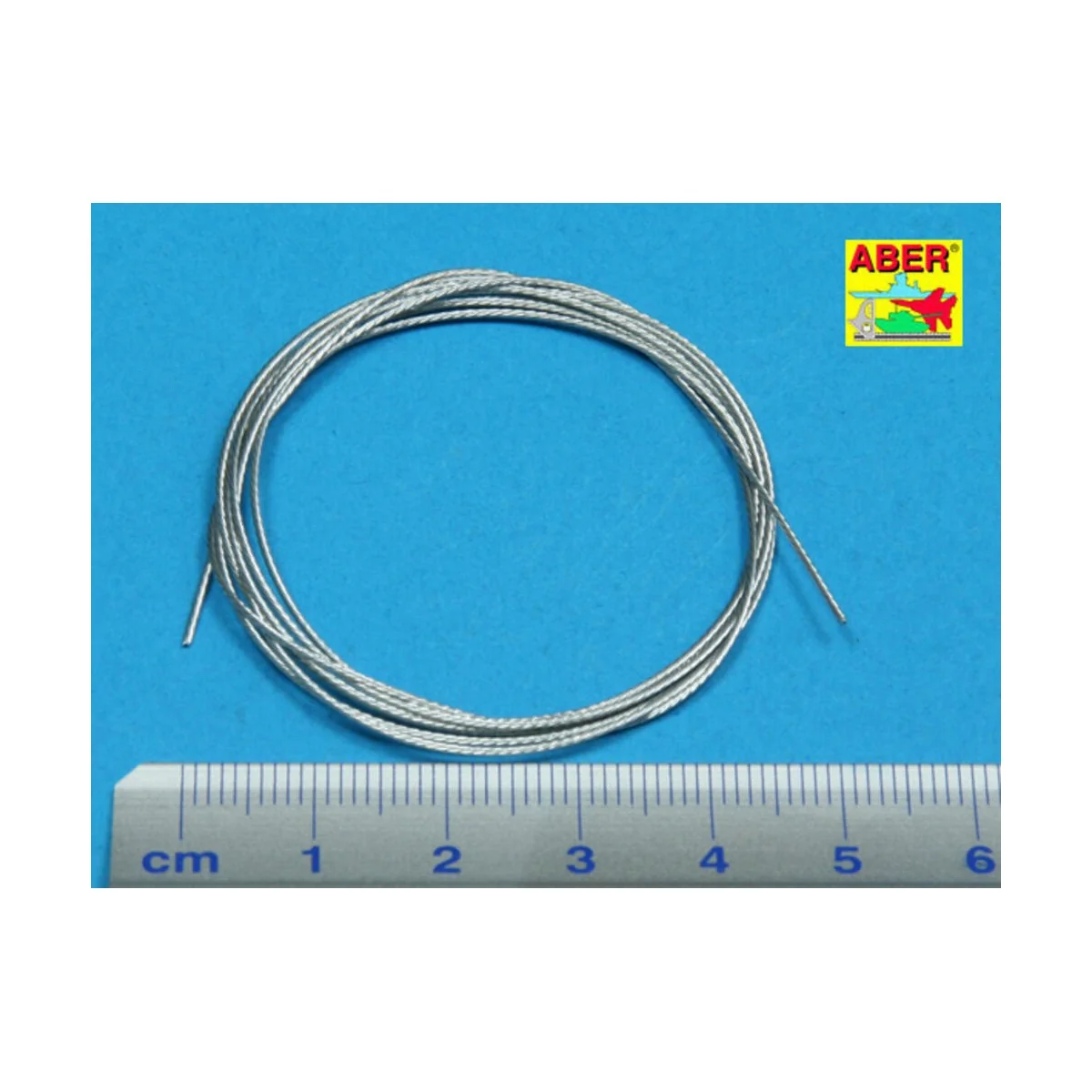 Stainless Steel Towing Cables O 0, 6mm, 1 m long - Aber Models TCS 06